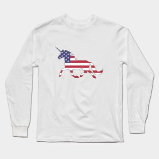 American Unicorn Long Sleeve T-Shirt